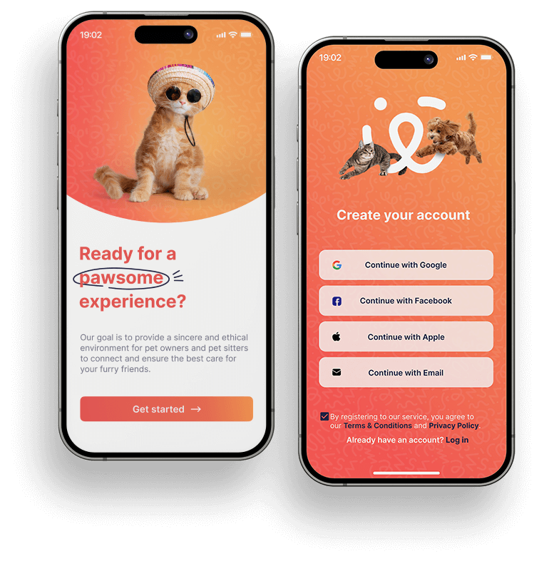 PetWatch app mock up july 2024