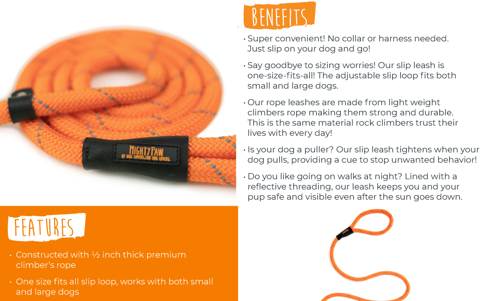 Reflective Rope Leash