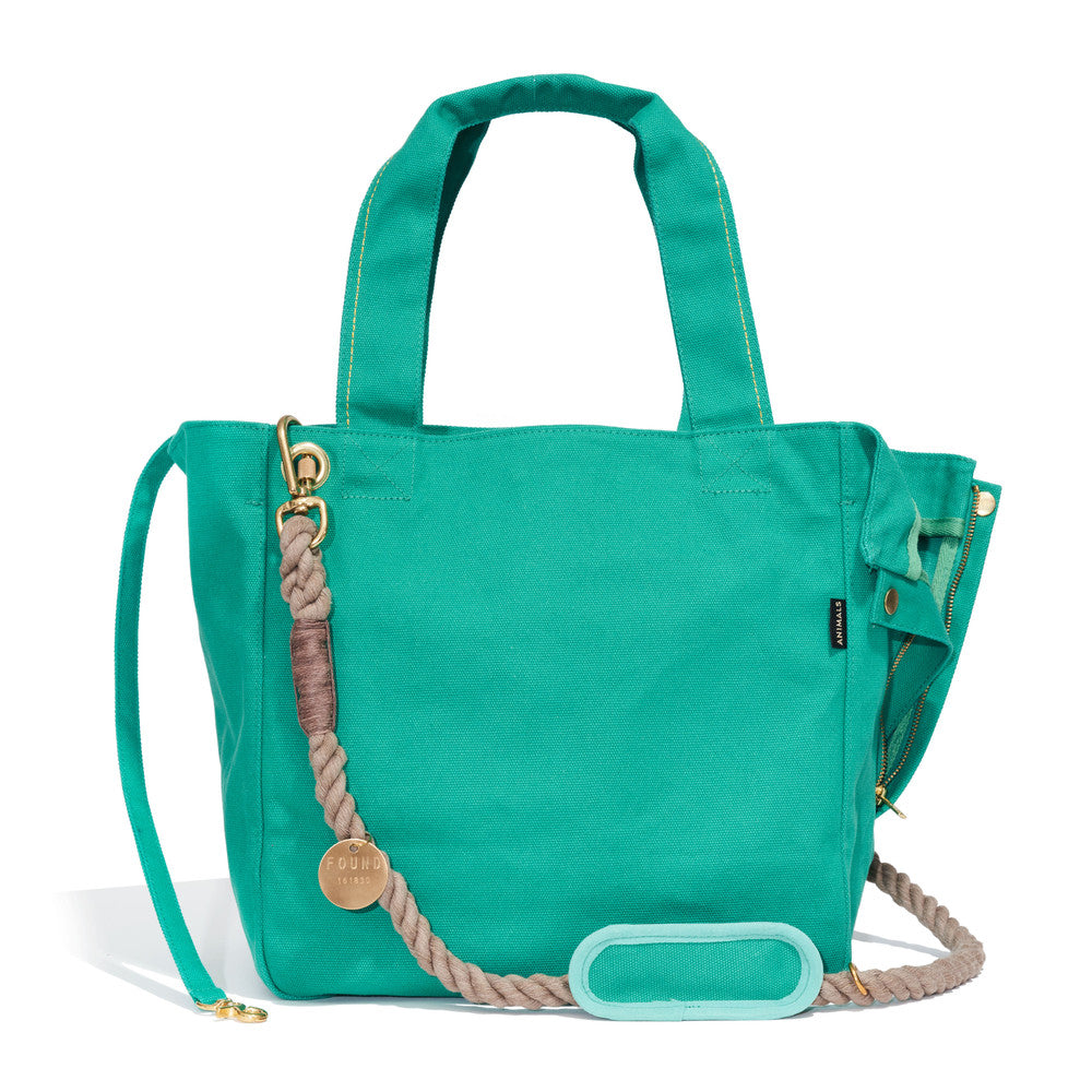 Found My Animal Tote in Aqua