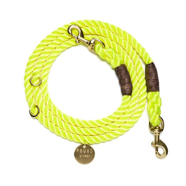Neon Yellow Rope Leash